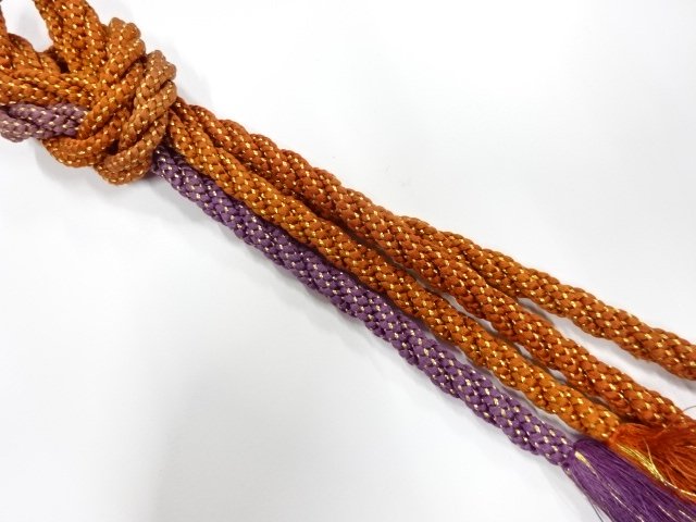 正絹　手組帯締め